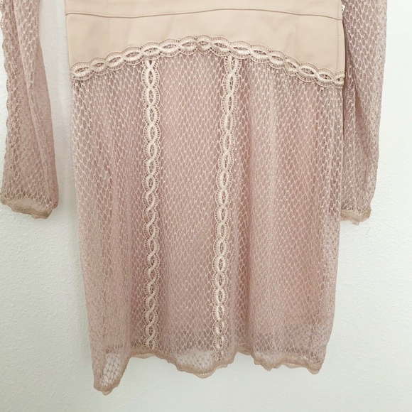 Free People Mixed Mesh Bodycon Dress - Picture 8 of 8